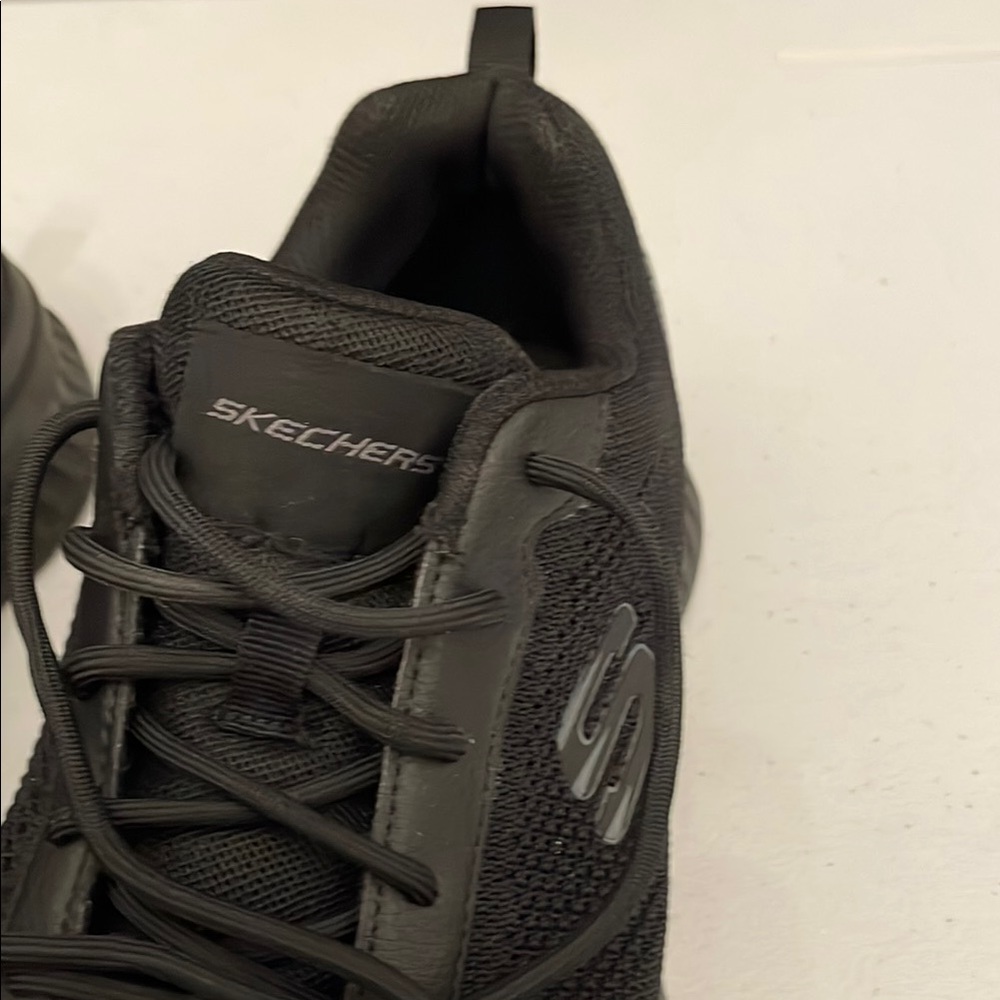 Skechers Black Athletic Shoes Breathable Mesh Design - Picture 6 of 8